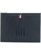 Thom Browne 4-bar Stained Medium Document Holder - Blue