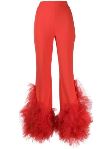 Loulou Flared Tulle Trousers