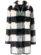 Armani Jeans Faux Fur Coat - Black