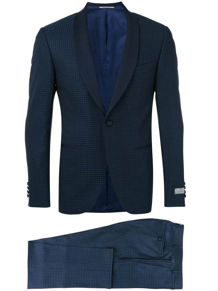 Canali - Two Piece Dinner Suit - Men - Silk/cupro/wool - 48, Blue, Silk/cupro/wool