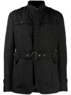 Gucci Pre-owned 1990's Belted Jacket - Black
