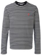 Ami Alexandre Mattiussi Ami De Coeur Long Sleeved T-shirt - Blue