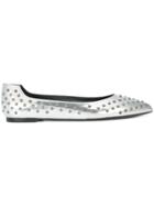 Thomas Wylde Spotted Bullet Ballerinas - Metallic