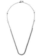 Alinka 18kt White Gold Riviera Diamond Necklace - Silver