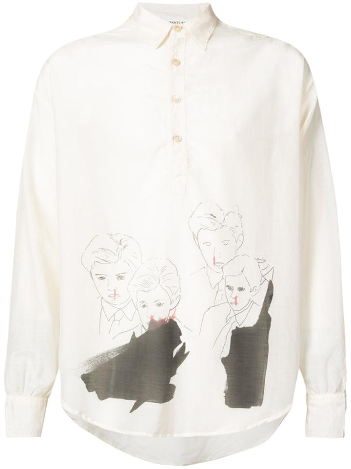 Enfants Riches Déprimés Baron Shirt - Nude & Neutrals