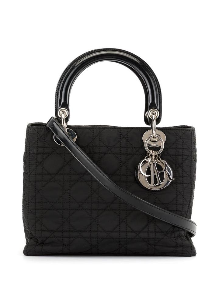 Christian Dior Pre-owned Mini Lady Dior Tote - Black
