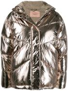 Twin-set Piumino Zipped Jacket - Gold