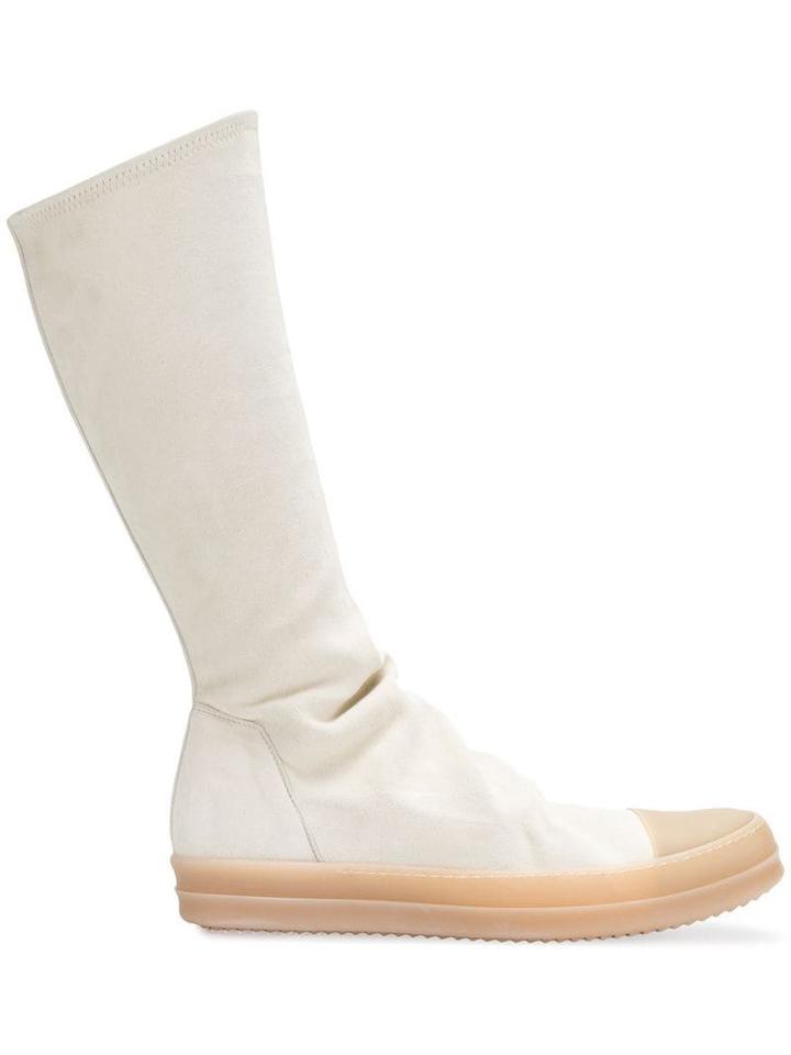 Rick Owens Mid-calf Boots - Neutrals