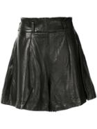 Issey Miyake Pre-owned High-waisted Shorts - Black