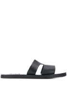 Ancient Greek Sandals Apteros Flat Sandals - Black