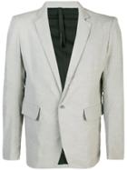 Poème Bohémien Single Button Blazer - Grey