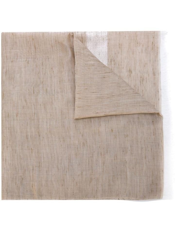 Eleventy Raw Edge Scarf