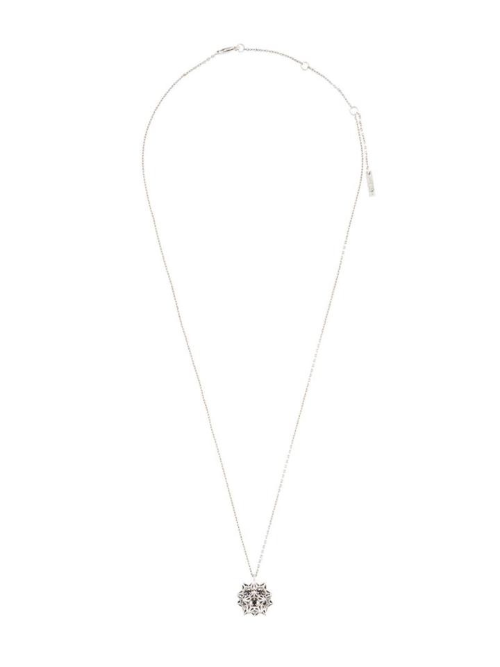 John Brevard 'helix Frame' Sapphire Flatback Necklace, Women's, Metallic