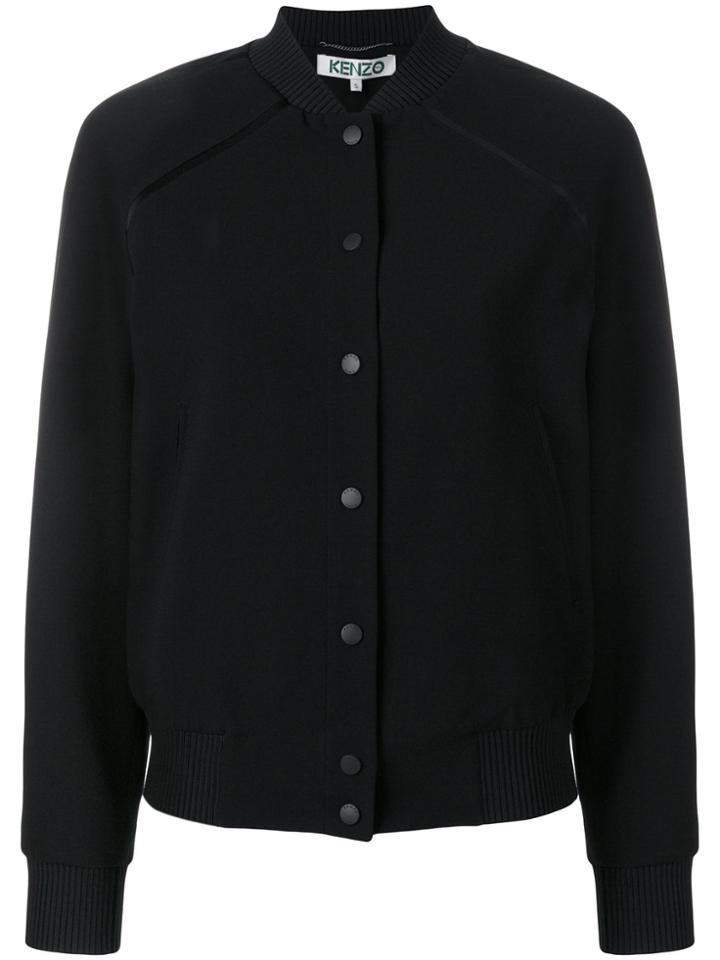 Kenzo Tiger Back Patch Bomber Jacket - Black