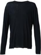Amiri Extra-long Sleeve T-shirt, Men's, Size: Xl, Black, Cotton/cashmere