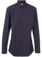 Dolce & Gabbana - Classic Long Sleeve Shirt - Men - Cotton - 38, Blue, Cotton