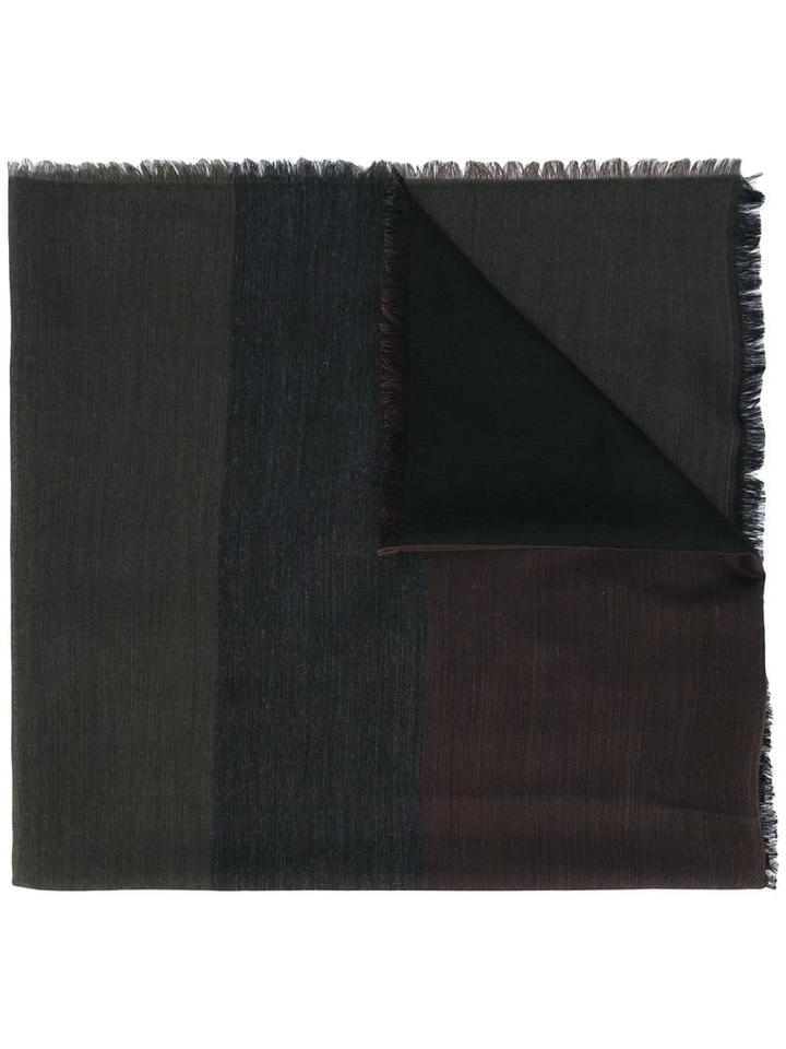 Fendi Colour Block Scarf, Men's, Silk/modal/wool