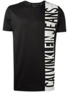 Calvin Klein Jeans Logo Print T-shirt, Men's, Size: Large, Black, Cotton/polyester