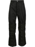 Y / Project Paneled Leg Pants, Adult Unisex, Size: Small, Black, Polyamide/acetate/polyester