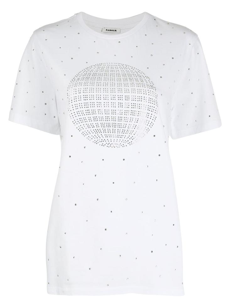P.a.r.o.s.h. Call Embellished T-shirt - White