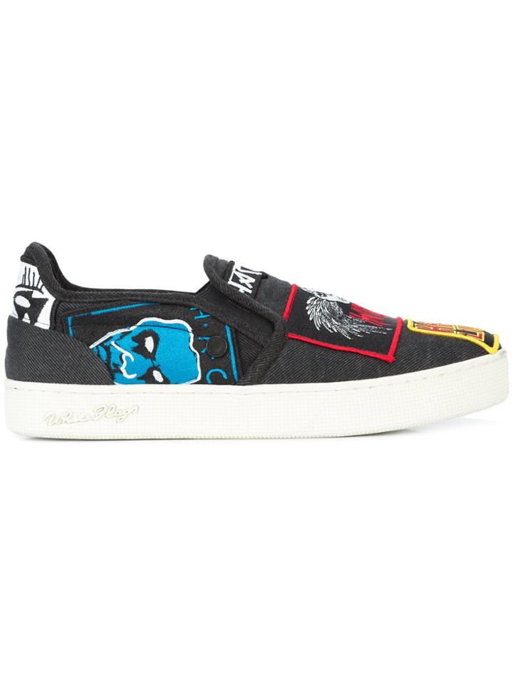 Haculla Rancid Slip On Sneakers - Black