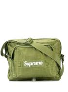 Supreme Logo Print Shoulder Bag - Green