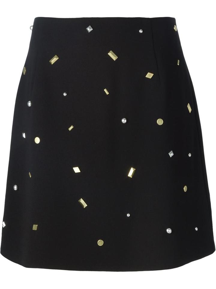 Mcq Alexander Mcqueen Studded A-line Skirt