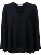 Christopher Esber Long Sleeve V-neck Blouse