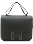 Hermès Vintage Limited Edition 29cm Cartable Constance Bag - Black