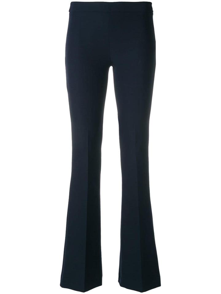 Blanca Skinny Flared Trousers - Blue