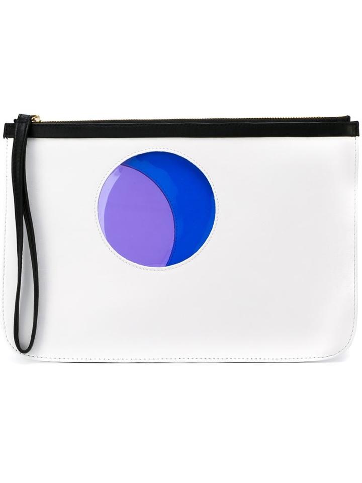 Pierre Hardy Contrast Circle Detail Clutch