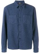 A.p.c. Plain Pocket Shirt - Blue
