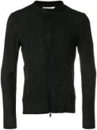 Giorgio Brato Biker Style Fitted Jacket - Black