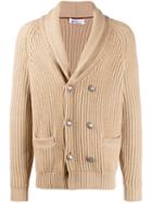Brunello Cucinelli Double-breasted Cardigan - Brown