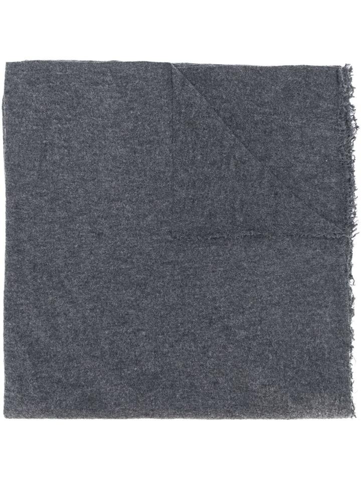 Faliero Sarti Fine Knit Scarf - Grey