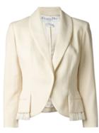Christian Dior Vintage Shawl Lapel Blazer, Women's, Size: 36, Nude/neutrals
