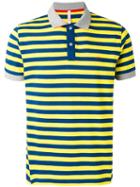 Sun 68 - Striped Polo Shirt - Men - Cotton/spandex/elastane - L, Blue, Cotton/spandex/elastane