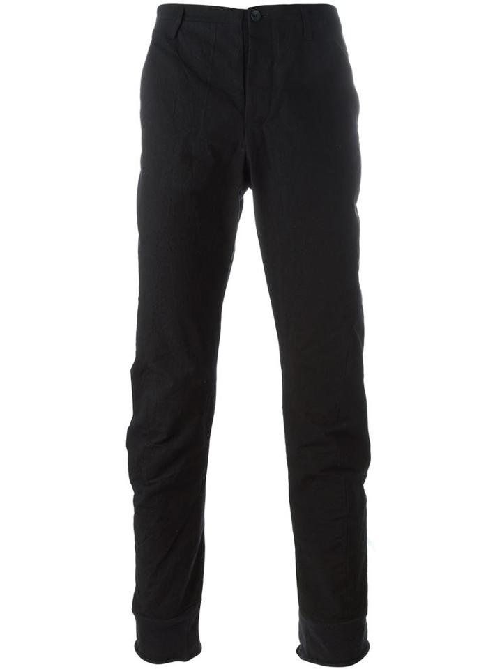 The Viridi-anne Tapered Trousers, Men's, Size: 4, Black, Cotton