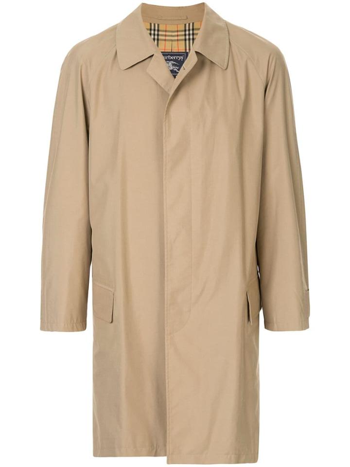 Burberry Pre-owned Thigh Length Trenchcoat - Brown