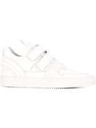 Filling Pieces Double Stripe Lace Up Hi-tops, Men's, Size: 43, White, Leather/rubber
