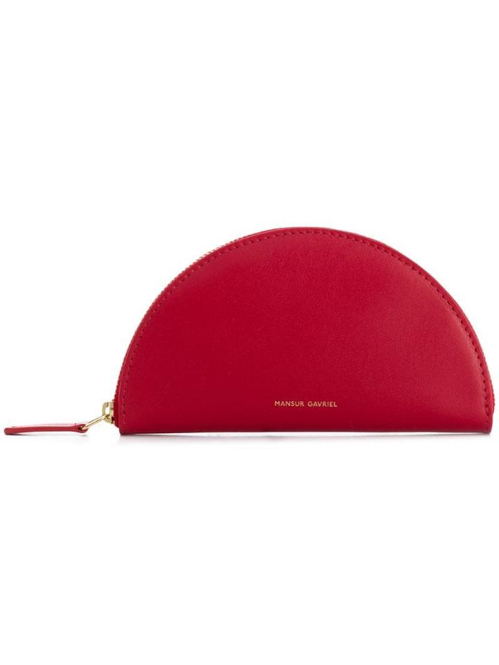 Mansur Gavriel Mini Moon Wallet - Red