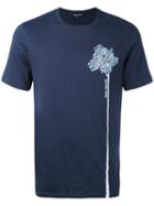 Michael Kors - Plant Print T-shirt - Men - Cotton - Xxl, Blue, Cotton