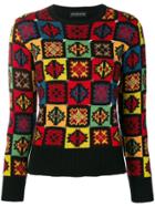 Etro Mosaic Pattern Jumper - Black