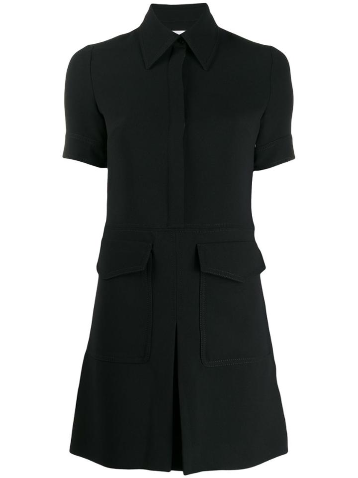 Victoria Victoria Beckham Mini Shirt Dress - Black