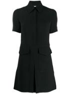 Victoria Victoria Beckham Mini Shirt Dress - Black