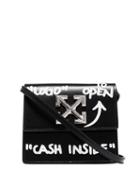Off-white Jitney 0.7 Cash Inside Crossbody Bag - Black