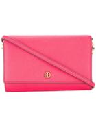 Tory Burch Robinson Chain Wallet - Pink