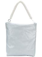 Rick Owens Braided Strap Tote Bag - White