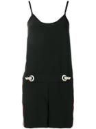 Versace Jeans Sleeveless Shift Playsuit - Black