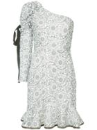 Rebecca Vallance Sofia One Shoulder Dress - White